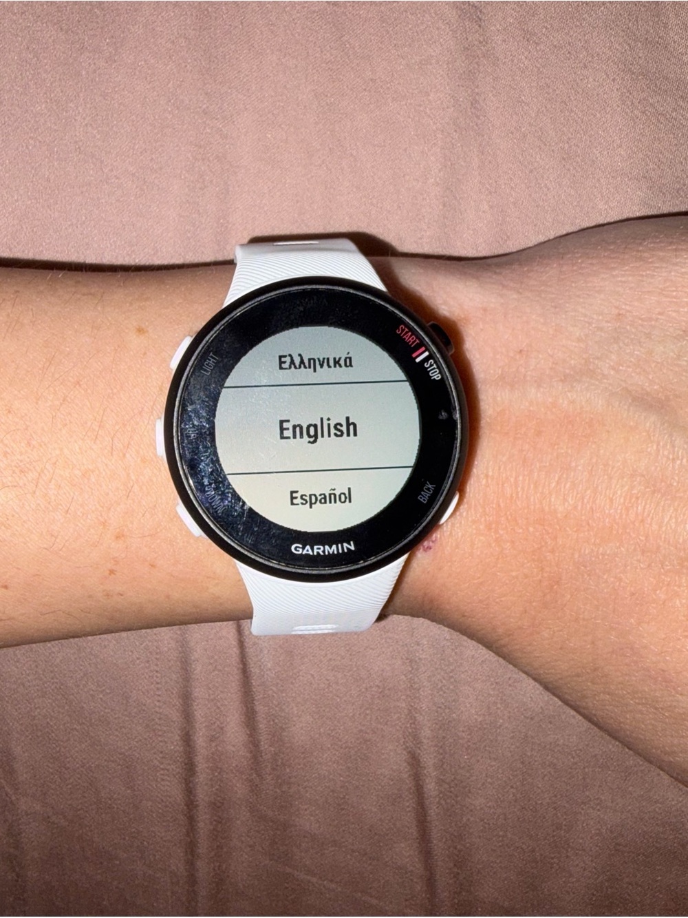 Garmin 45s in white & charger